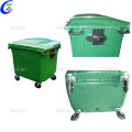 Outdoor 4 wheeled Mobile dustbin plant